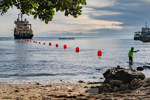 subsea cable network
										